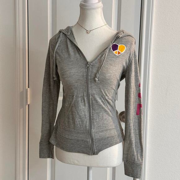 Y2K Size Medium Light Weight Thin 2000s Bedazzled Jacket Soft & Snatched Fit - Picture 3 of 8